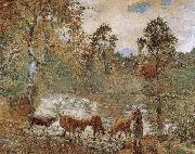 Camille Pissarro pond Sweden oil painting artist
